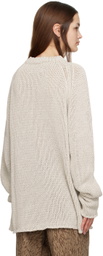 UMBER POSTPAST Off-White Raglan Sweater