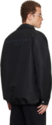 Givenchy Black Coach Jacket