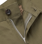 Comme des Garçons HOMME - Cropped Cotton-Twill Cargo Trousers - Green