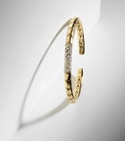 Marina B Ondine 18kt gold bangle with diamonds