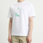 A.P.C. Men's Olive Oil T-Shirt in White