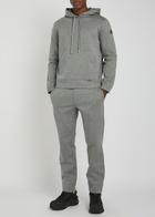 Moncler Logo Cotton-blend Sweatshirt Grey