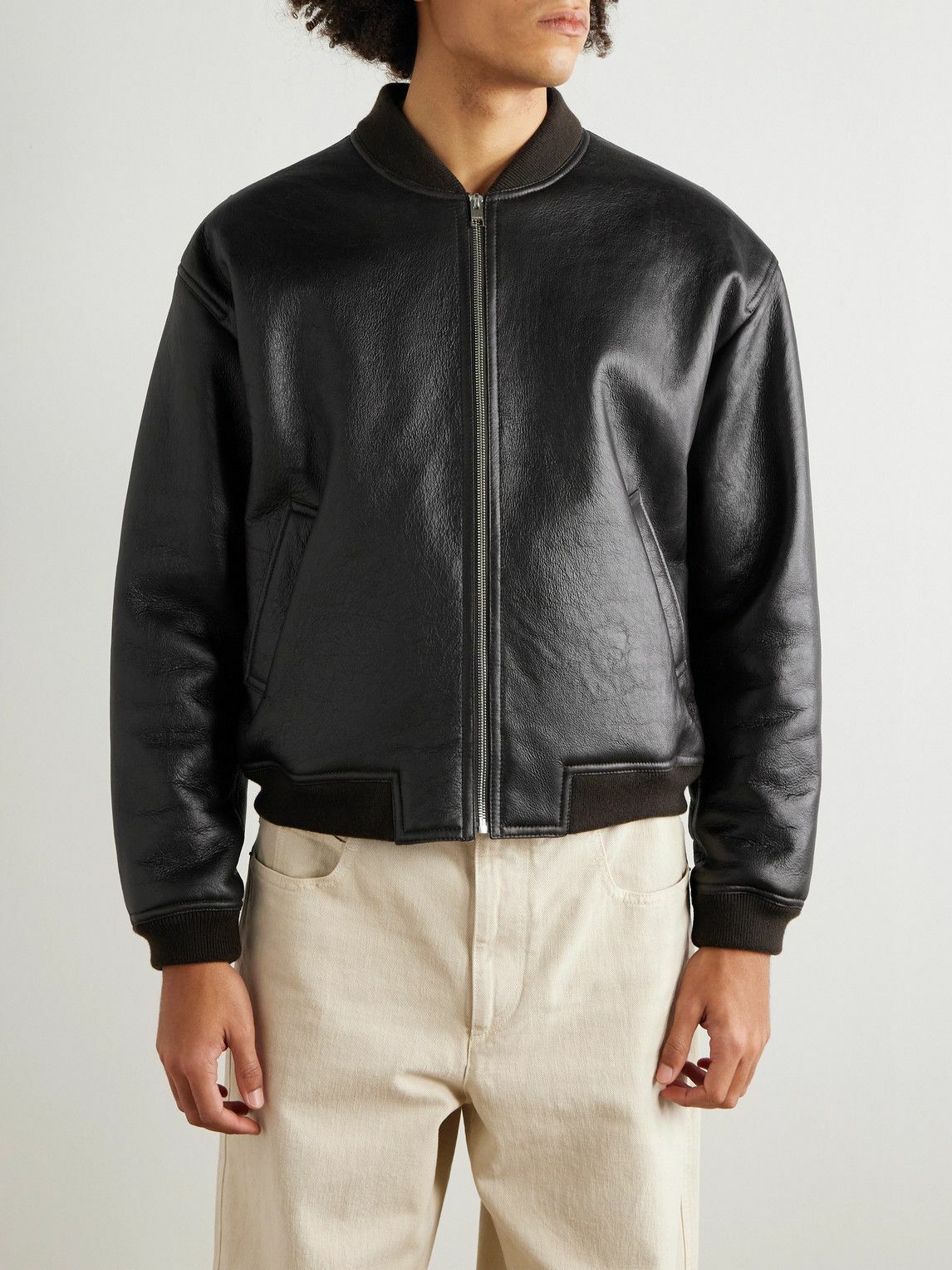 FRAME - Shearling Jacket - Brown