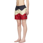 Moncler Tricolor Mare Swim Shorts