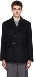 Dunst Gray Notched Lapel Blazer