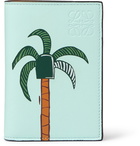 Loewe - Ken Price Printed Leather Billfold Wallet - Blue