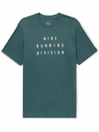 Nike Running - Run Division Logo-Print Dri-FIT T-Shirt - Blue