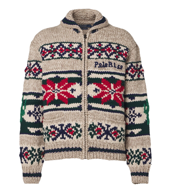 Photo: Polo Ralph Lauren Intarsia wool zip-up cardigan