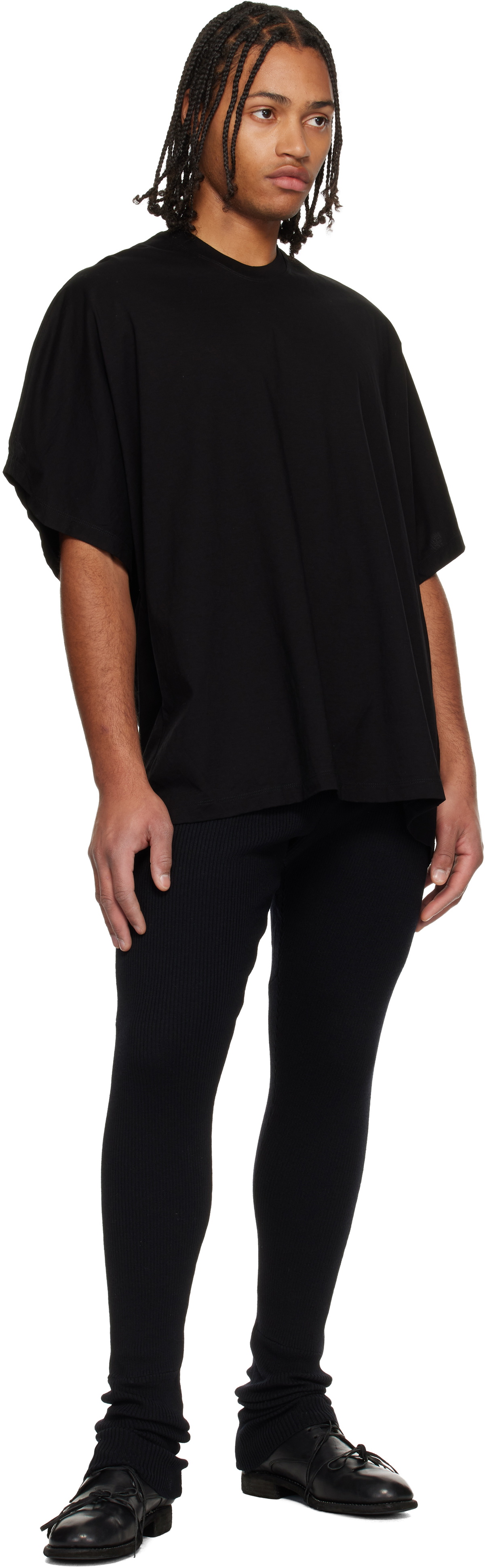 Julius Black Wool Lounge Pants