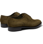 Edward Green - Dover Suede Derby Shoes - Green
