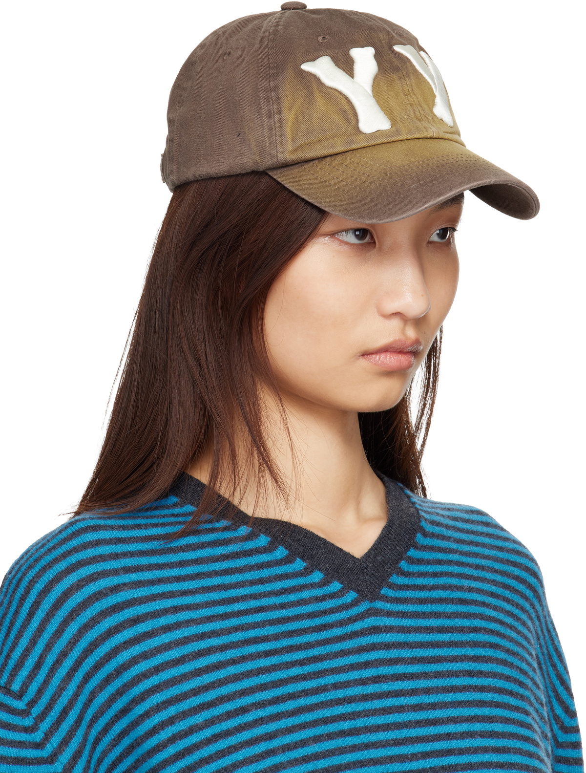 OPEN YY SSENSE Exclusive Brown Gradient Ball Cap