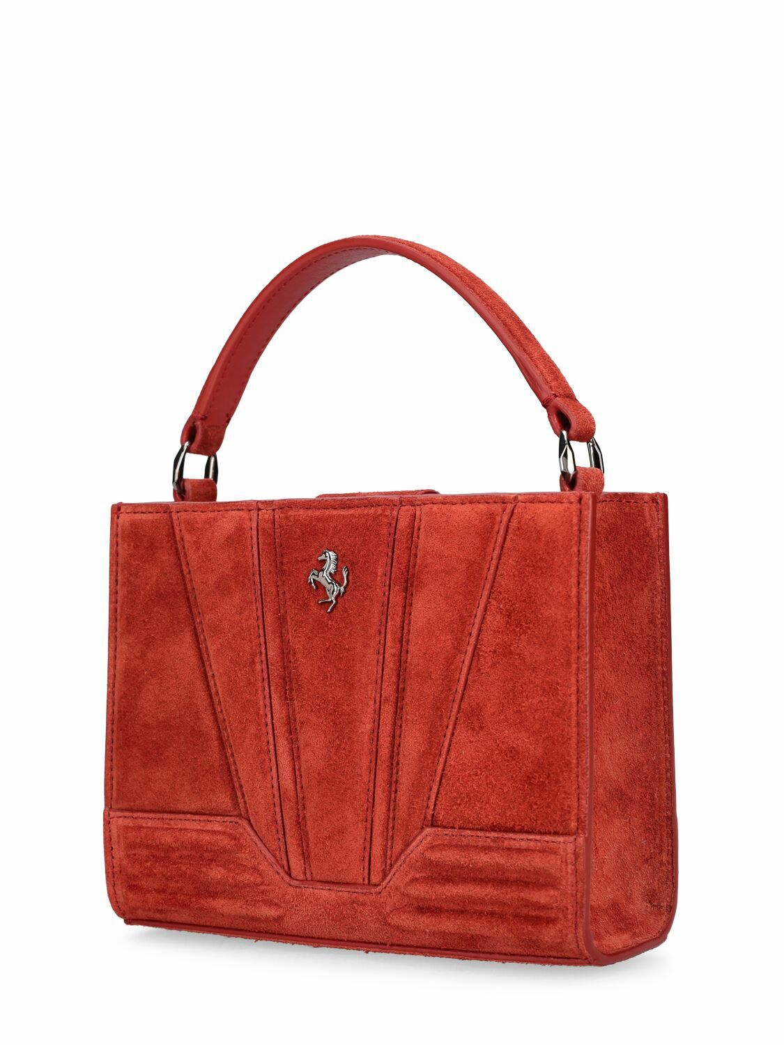 FERRARI - Micro Suede Leather Tote Bag Ferrari