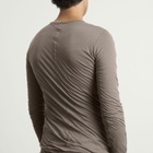 Rick Owens Men's Double Layer Long Sleeve T-Shirt in Dust