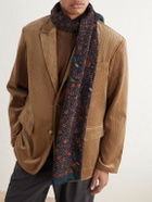 De Bonne Facture - Printed Wool-Twill Scarf