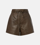 Max Mara Leather shorts