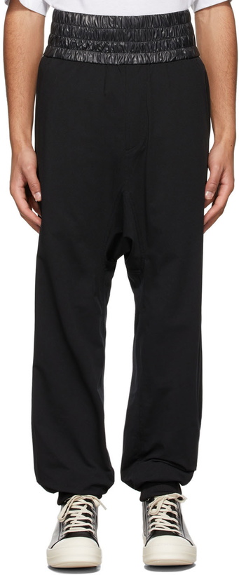 Photo: JERIH Black Linen Boxing Lounge Pants