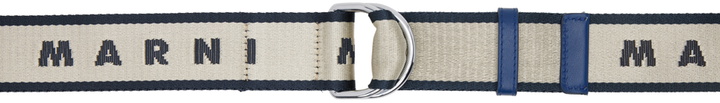 Photo: Marni Beige Logo Slider Belt