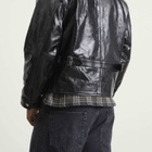 Ronning Men's Leather Jacket in Black