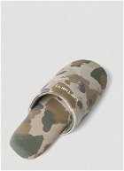 Camouflage Slippers in Beige