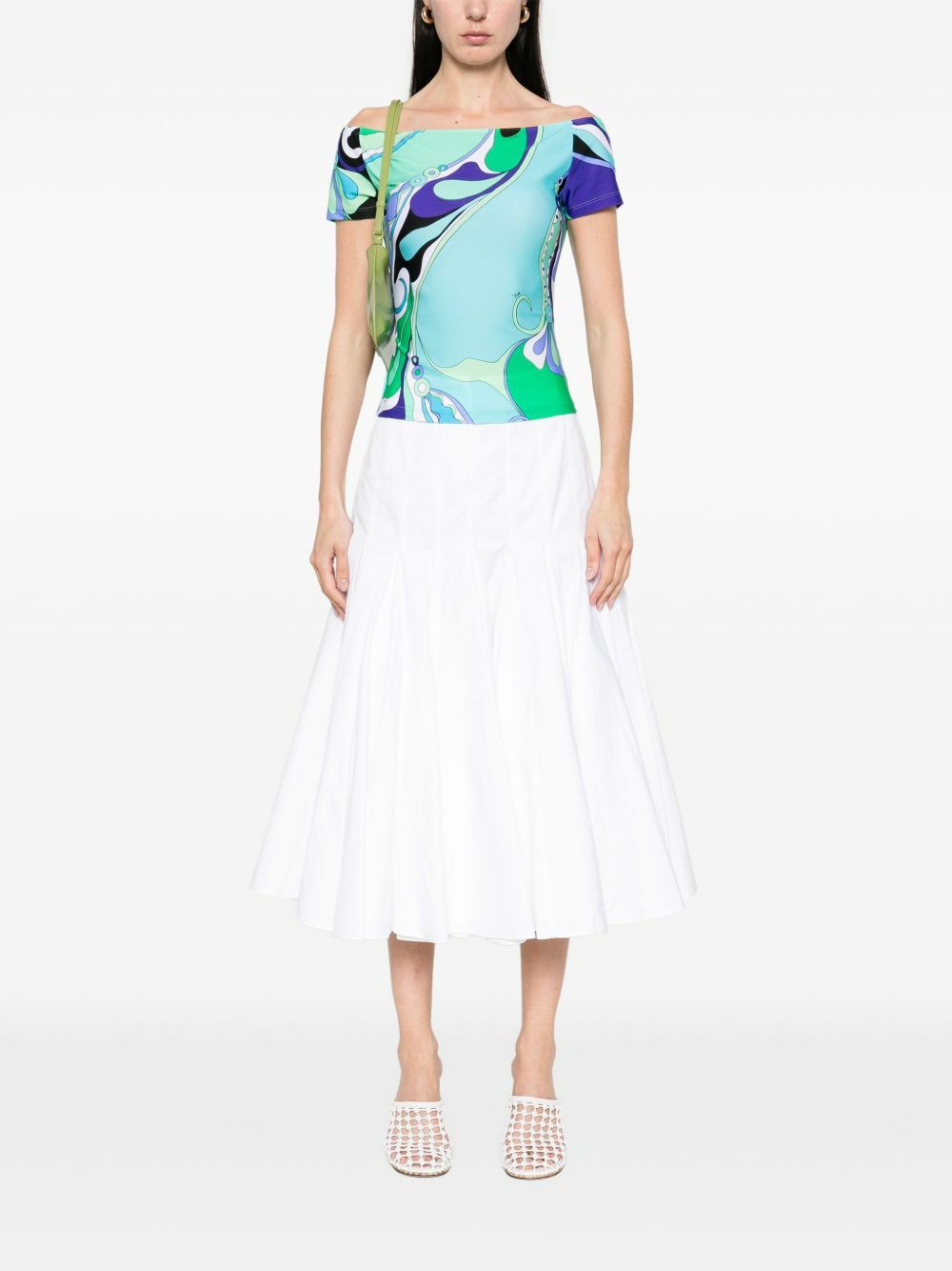 EMILIO PUCCI フラワープリント 半袖トップス PUCCI Orchidee-Print Top Emilio Pucci