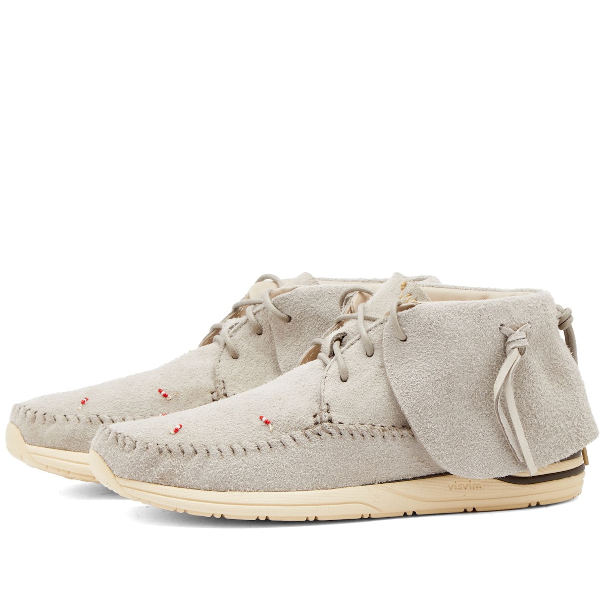 Visvim Women's FBT Lhamo Folk Boot in Grey Visvim