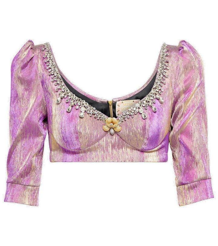 Photo: Miss Sohee Embellished crop top