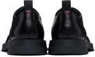 Hugo Black Brush-Off Leather Derbys