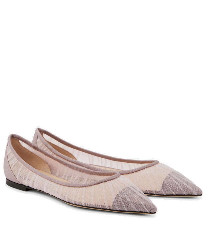 Photo: Jimmy Choo Love Flat embellished ballet flats