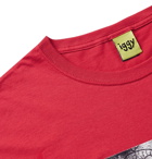 iggy - Printed Cotton-Blend Jersey T-Shirt - Red