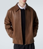 The Row Mount leather jacket