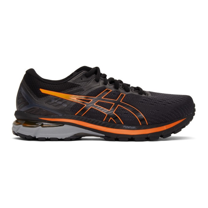 Photo: Asics Black and Orange GT-2000 9 GT-X Sneakers