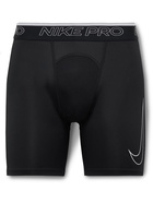 Nike Training - Pro Logo-Print Dri-FIT Shorts - Black