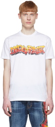 Dsquared2 White Cotton T-Shirt