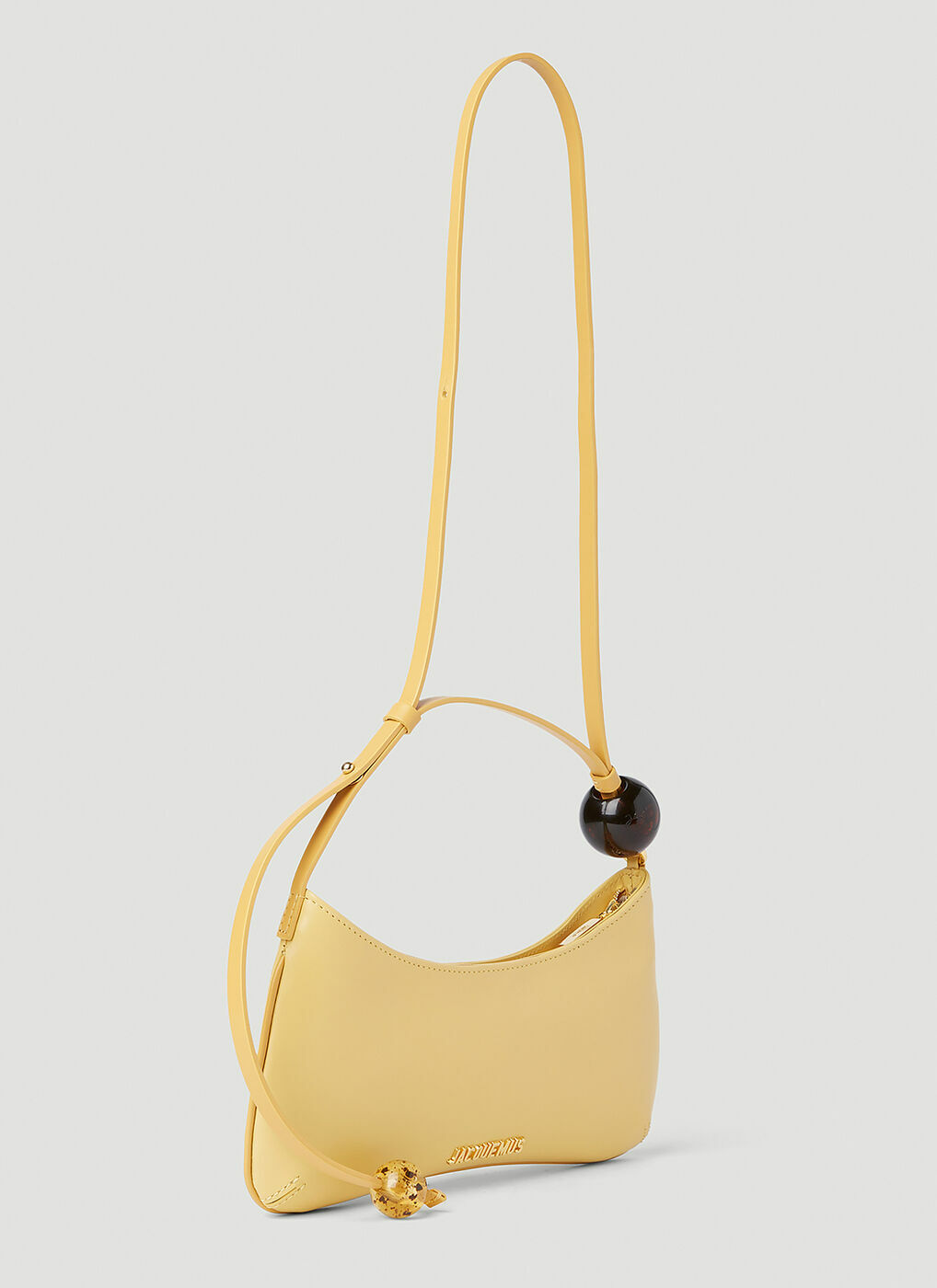【Jacquemus】関税込☆LE GRAND BISOU PERLE ハンドバッグ 黄色 Jacquemus Le Grand Bisou Perle Shoulder Bag | Yellow | FARFETCH