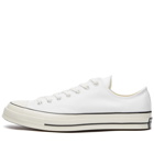 Converse Chuck Taylor 1970s Vintage Ox Sneakers in White/Black/Egret