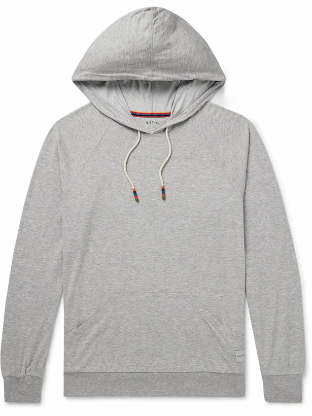 Photo: Paul Smith - Harry Modal-Blend Jersey Hoodie - Gray