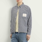 Bram's Fruit Men's Distressed Farmer’s Shirt LS in Black