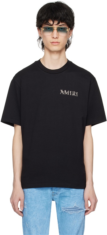 Photo: AMIRI Black MA Baroque T-Shirt