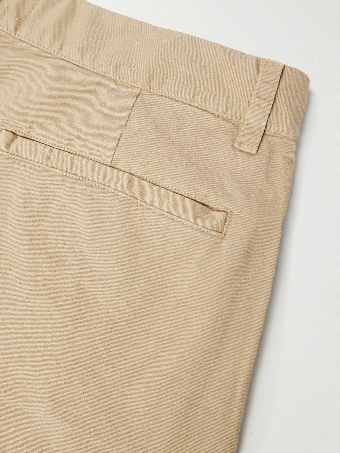 Nili Lotan - Carsen Straight-Leg Cotton-Blend Twill Trousers - Neutrals