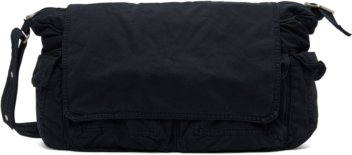 ERL Black Twill Cargo Bag