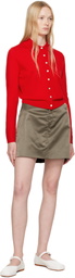 Sandy Liang Red Summers Cardigan