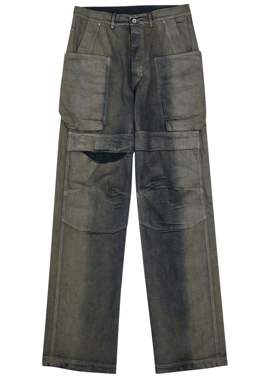 Rick Owens Gray Lido Dirt Bolan Jeans Rick Owens