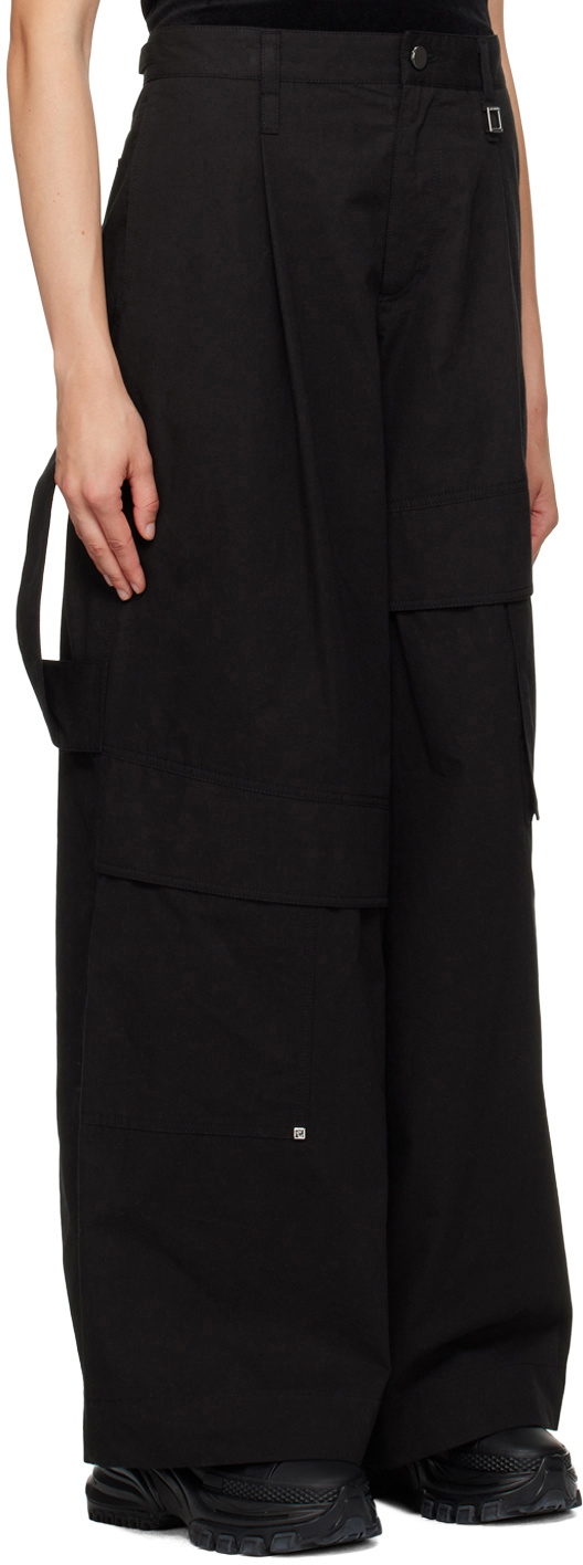Wooyoungmi Black Carpenter Trousers