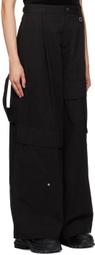 Wooyoungmi Black Carpenter Trousers