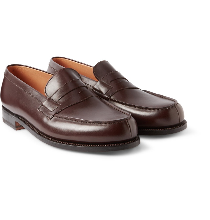 Photo: J.M. Weston - 180 The Moccasin Leather Loafers - Brown