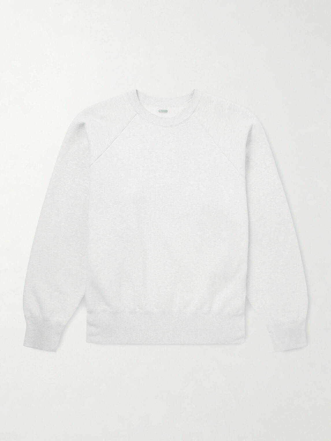 A.PRESSE - Cotton-Jersey Sweatshirt - Gray