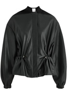 Esse Studios Synca Faux Leather Jacket Black
