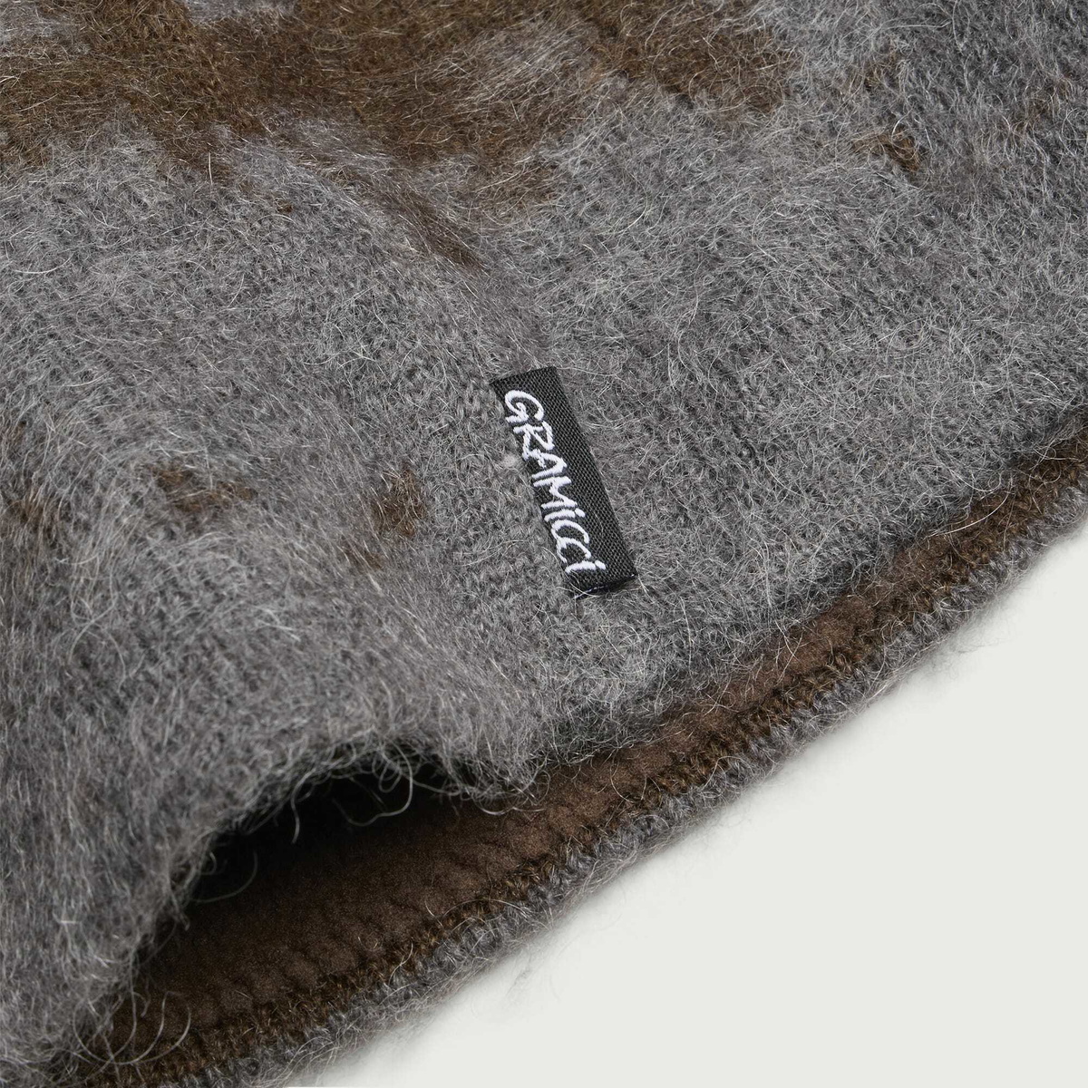 Gramicci Mohair Splatter Beanie in Slate Splatter