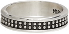 Emanuele Bicocchi Silver Ball Band Ring