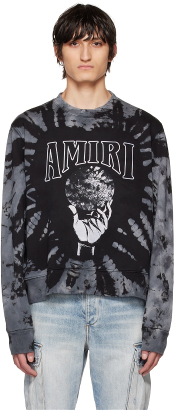 Photo: AMIRI Black Crystal Ball Sweatshirt